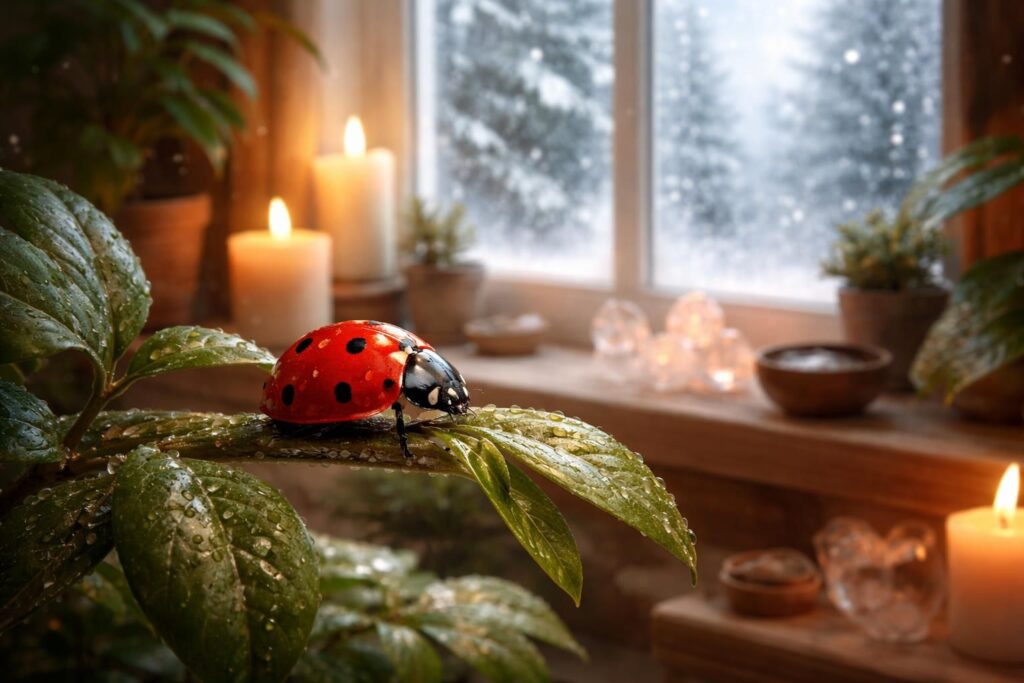 découvrez la signification spirituelle de la coccinelle dans la maison en hiver et apprenez à interpréter ce symbole de chance, de protection et de renouveau pendant la saison froide.