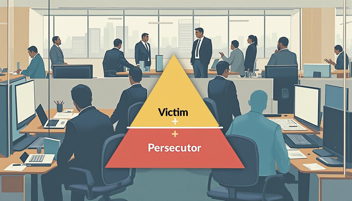 d&eacute;couvrez comment &eacute;chapper au triangle de karpman et retrouvez votre &eacute;quilibre &eacute;motionnel gr&acirc;ce &agrave; des strat&eacute;gies efficaces de communication et de gestion des conflits.