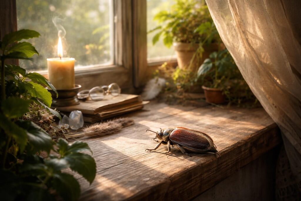 découvrez la signification d'un hanneton dans votre maison et comment sa présence peut influencer l'ambiance et l'énergie de votre intérieur.