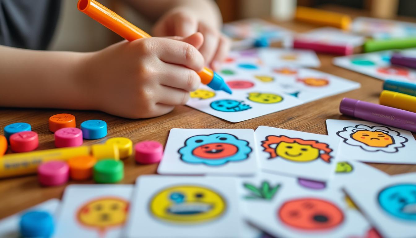 d&eacute;couvrez comment fabriquer un jeu sur les &eacute;motions, une activit&eacute; ludique et &eacute;ducative id&eacute;ale pour renforcer les liens en famille tout en apprenant &agrave; mieux comprendre ses ressentis.