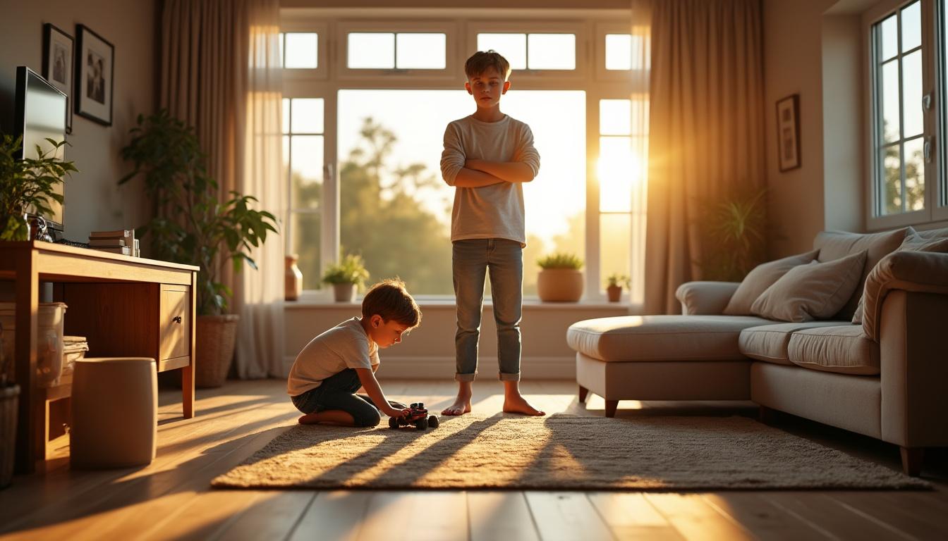 découvrez les mécanismes psychologiques de la jalousie chez l'aîné et comment elle influence la dynamique de pouvoir au sein de la fratrie.