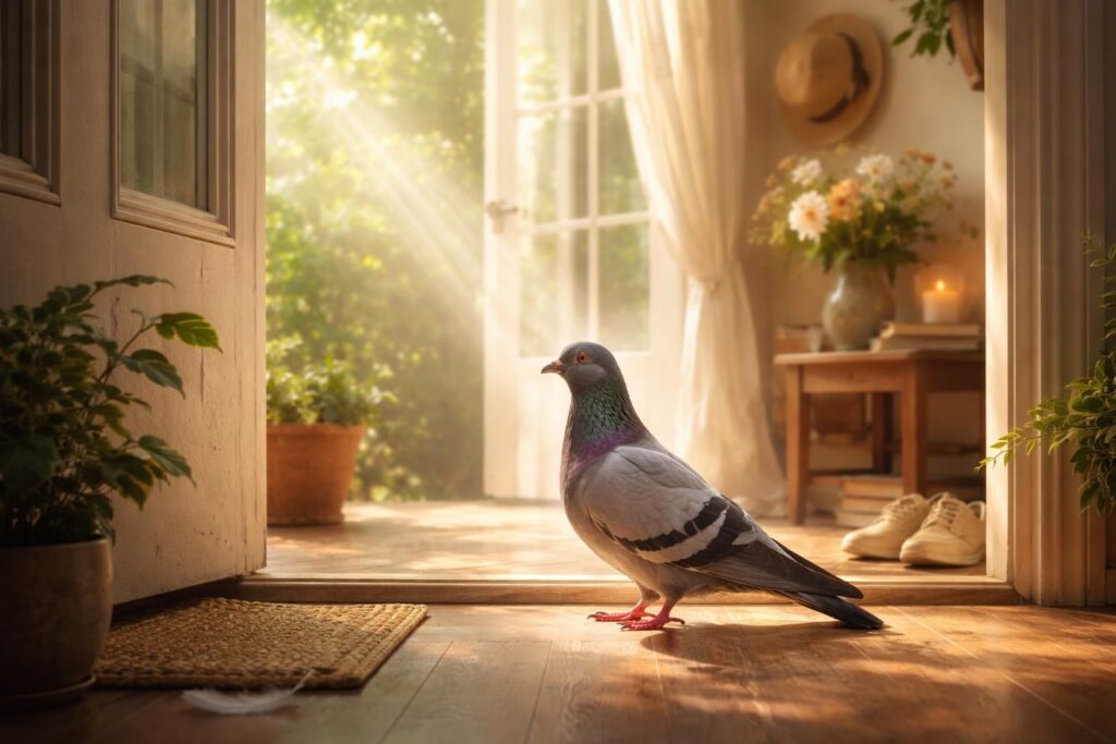découvrez la signification symbolique du pigeon qui entre dans une maison, en explorant les mythes populaires et les réalités culturelles qui entourent cet événement.