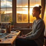 découvrez comment l'art devient un refuge apaisant face aux défis de la vie moderne, une plongée inspirante dans un univers où créativité rime avec évasion.