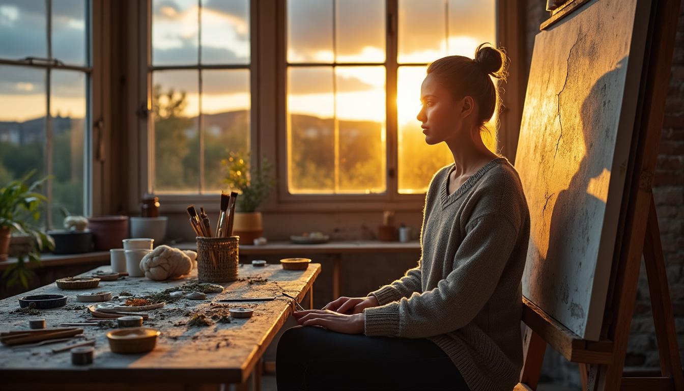 découvrez comment l'art devient un refuge apaisant face aux défis de la vie moderne, une plongée inspirante dans un univers où créativité rime avec évasion.