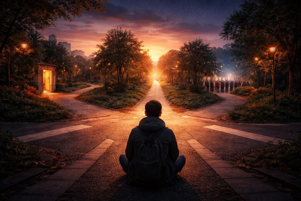 explorez comment nos choix personnels définissent notre identité et façonnent le parcours unique de nos vies dans 'pourquoi moi et pas un autre : les choix qui façonnent nos vies'.