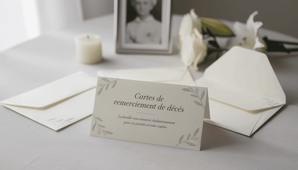 cartes de remerciement