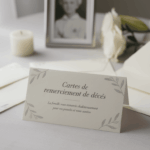 cartes de remerciement