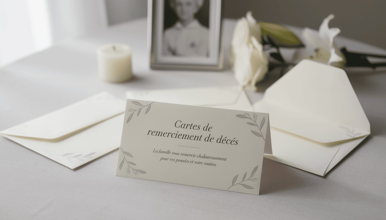 cartes de remerciement