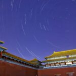 time-lapse photography of temple