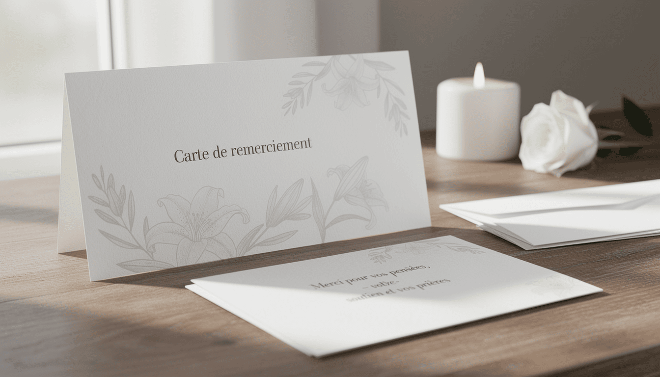 remerciement de d&eacute;c&egrave;s